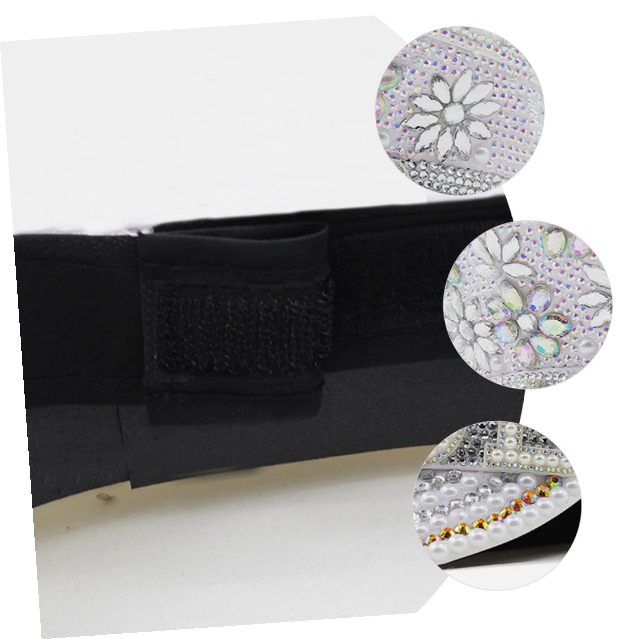jojofuny Sombrero de Capitán Brillantes para Novia Talla Única Ajustable Adecuado para Despedidas de Soltera Bodas y Fiestas Obsequios