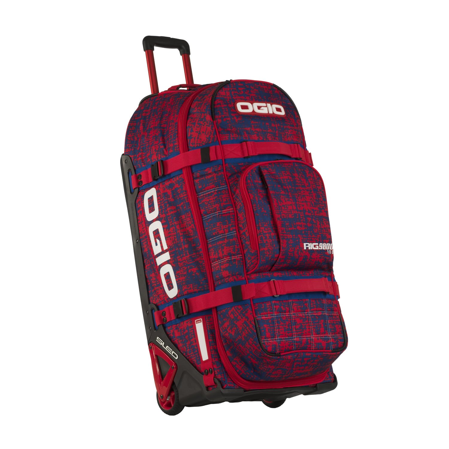 OGIO RIG9800 Pro Wheeled Gear Bag Chaos Red/Blue