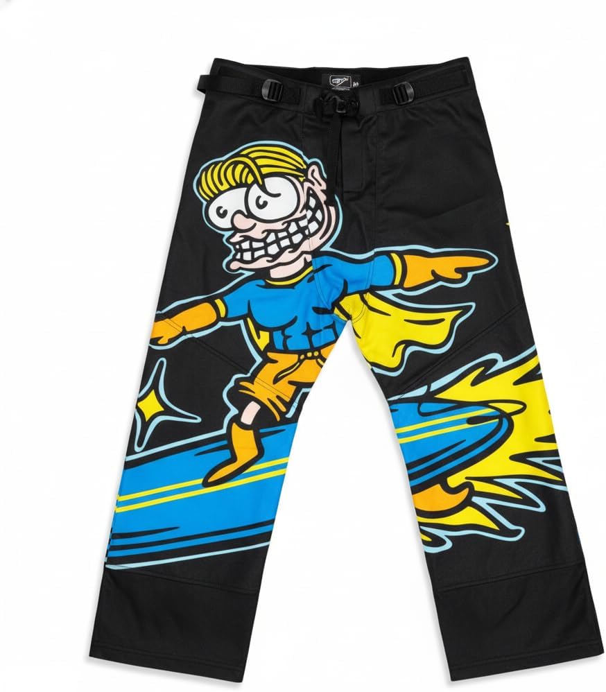 Unbound Inline Hockey Pants – Senior Adult Roller Hockey Pants with Air Mesh Ventilation & Adjustable Waist