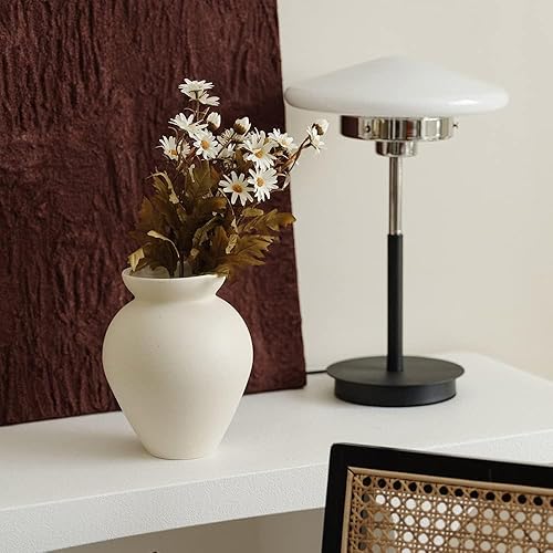 Miniatura 4 de Jarrón de flores retro, forma de lata de leche, arreglo floral, adorno nórdico, decoración de sala de estar