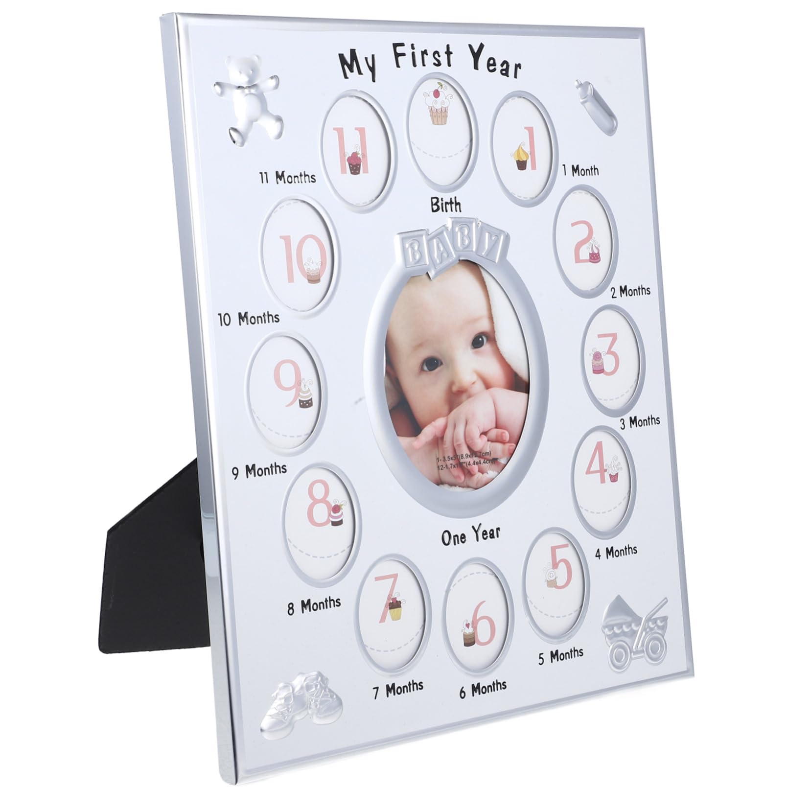 Cadre photo souvenirs de naissance pour décorer la chambre de bébé fille ou garçon