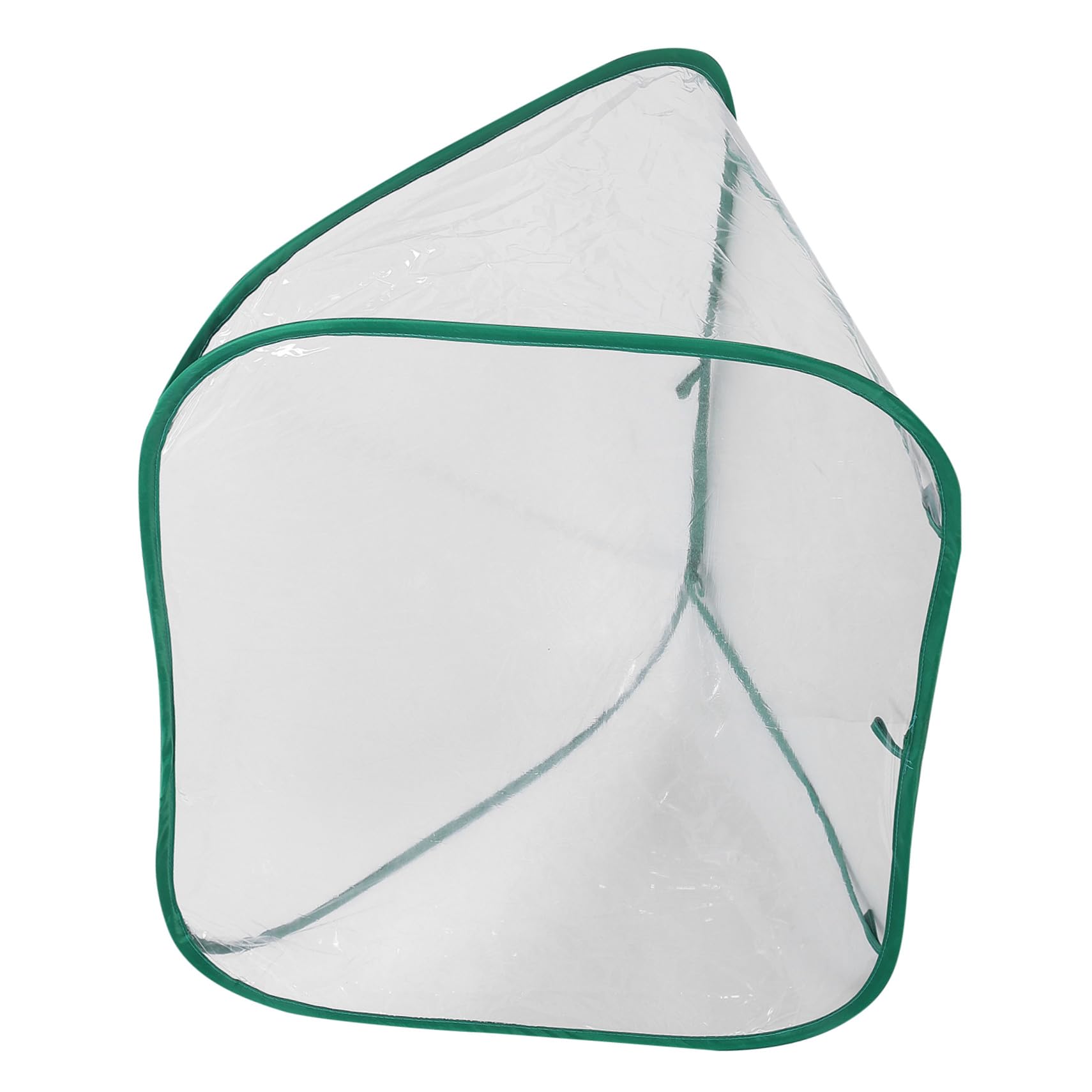 Abaodam Mini-gewächshaus Faltbar Tragbar für Kleine Pflanzen Pflanzenschutzschuppen aus PVC-Material Transparent für Balkon Garten
