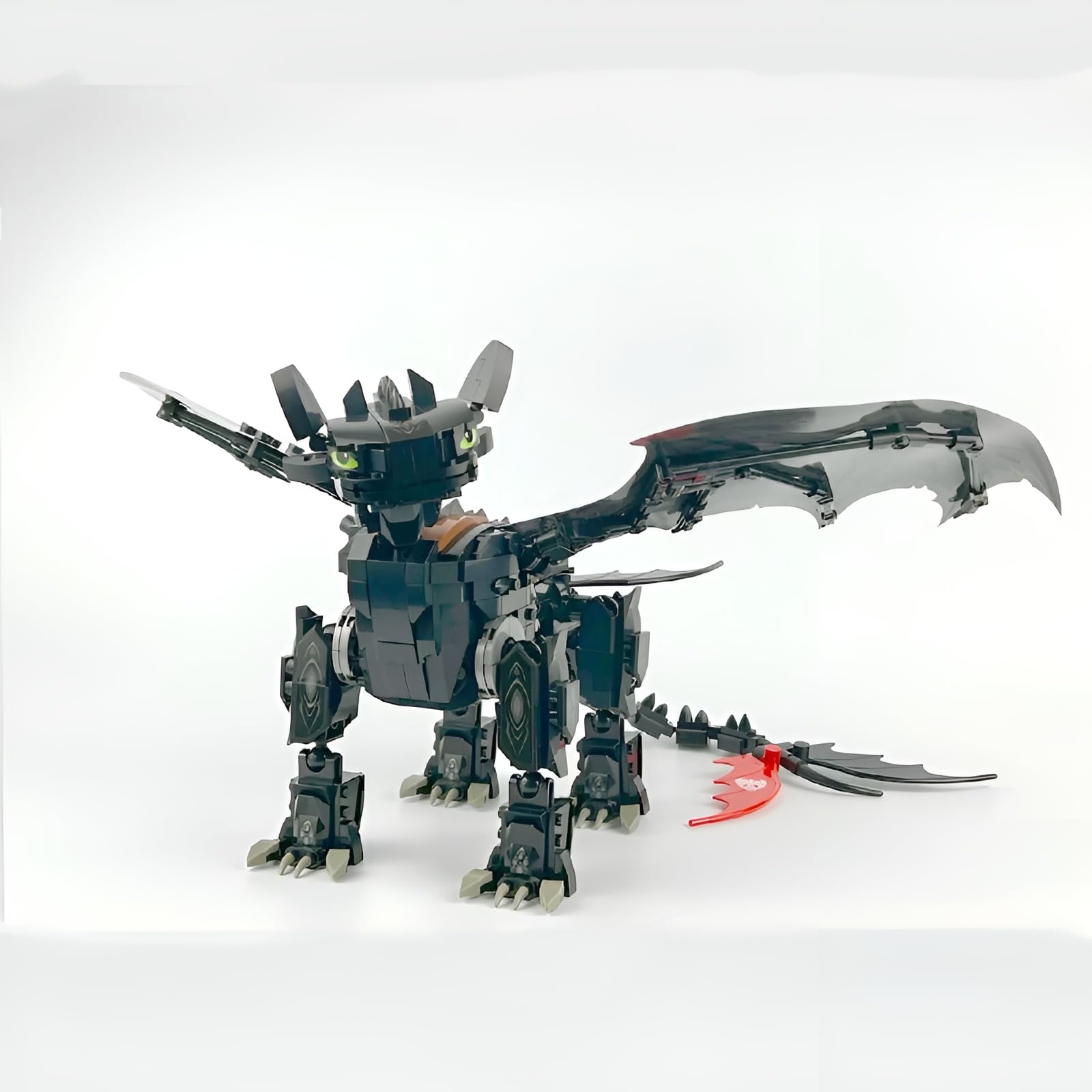 Dragon Building Blocks Set, 1026PCS Creative Movie Beasts Animal Model Toys, Dragon Enthusiast Building Bricks Kit - Image 4