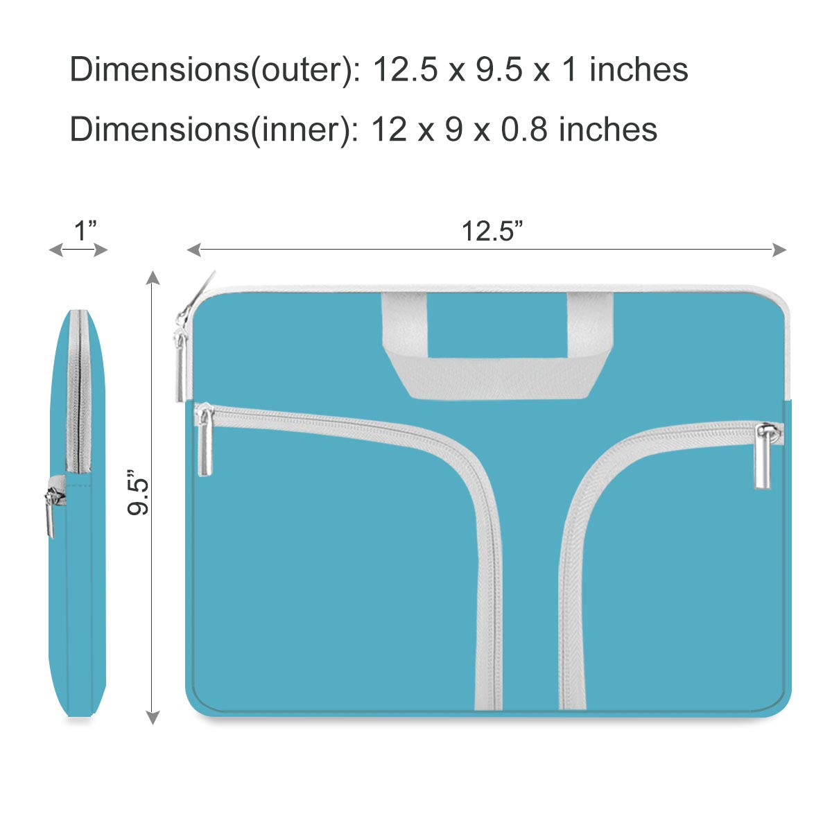 DOMISO 17.3 pollici Custodia Borsa Impermeabile Notebook Portatile