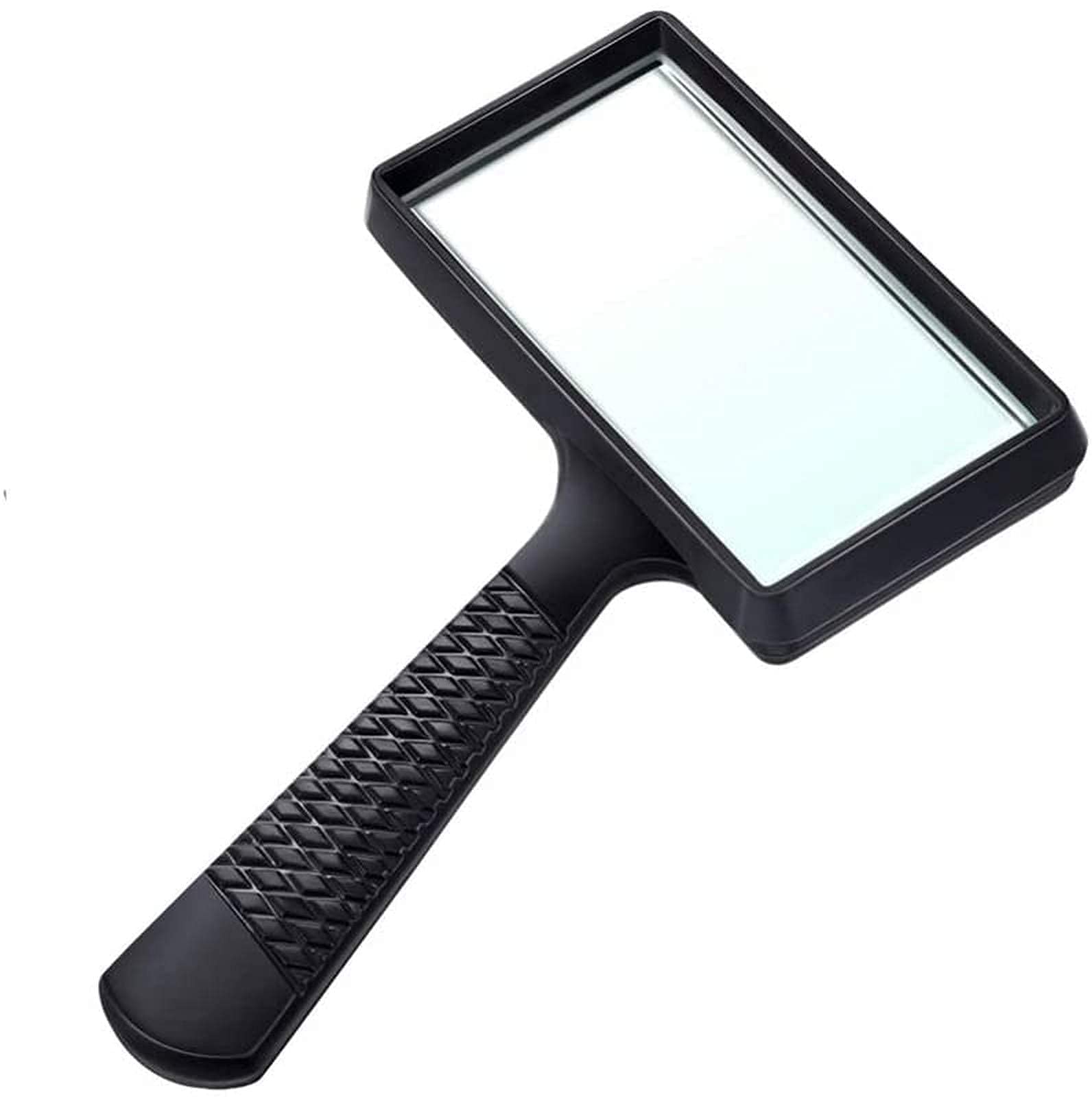 Magnifyiglasses Lente d'Ingrandimento Rettangolare Portatile 5X Readimagnifyiglass Grandi Occhiali da Vista per Libri Mappe Hobby Learnifault Finding