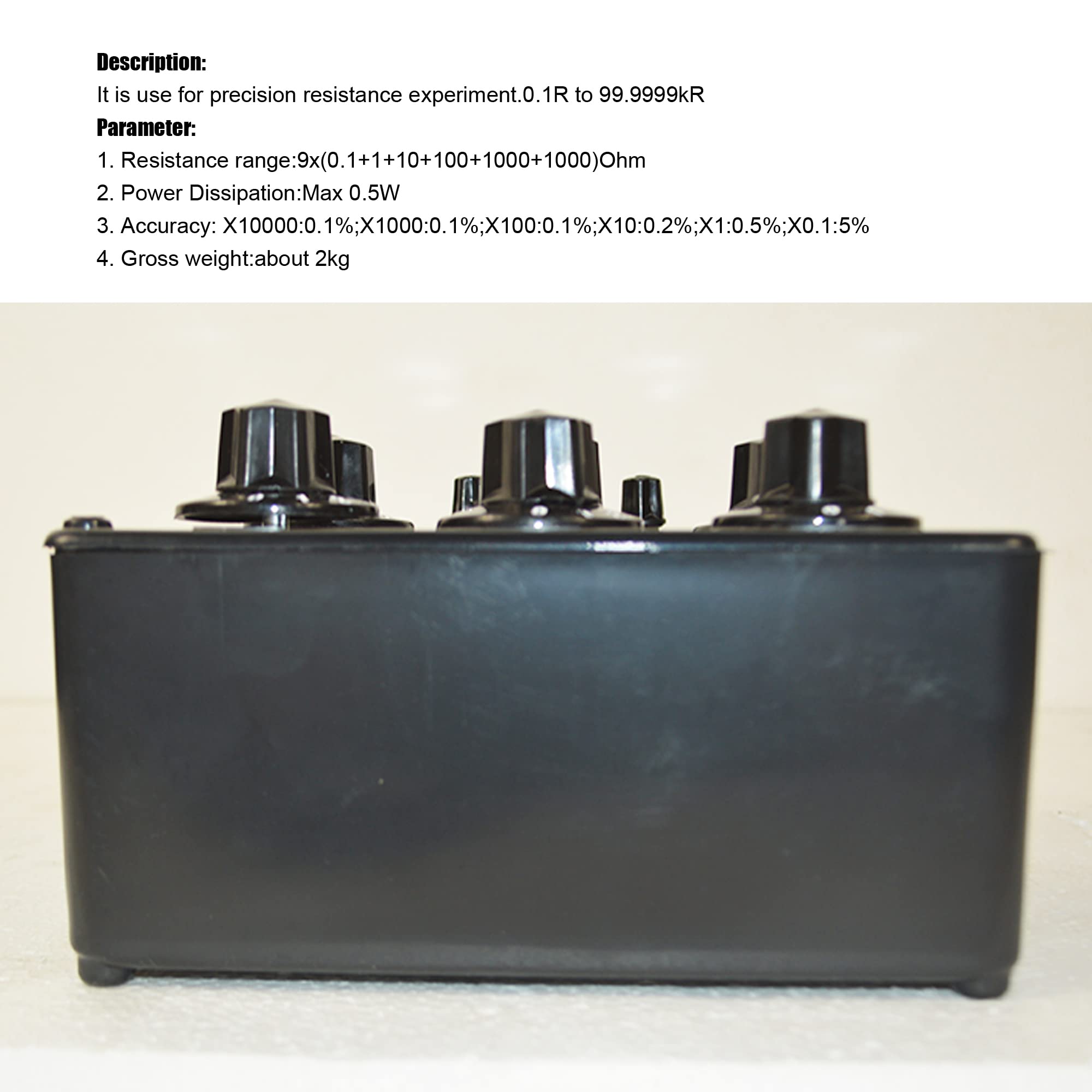 LGXEnzhuo ZX21 Precision Variable Decade Resistor Resistance Box