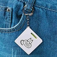 Vista 3 de Llavero 'Cute Cat' Cinta métrica/herramienta de nivel de alcohol (KM00014254)