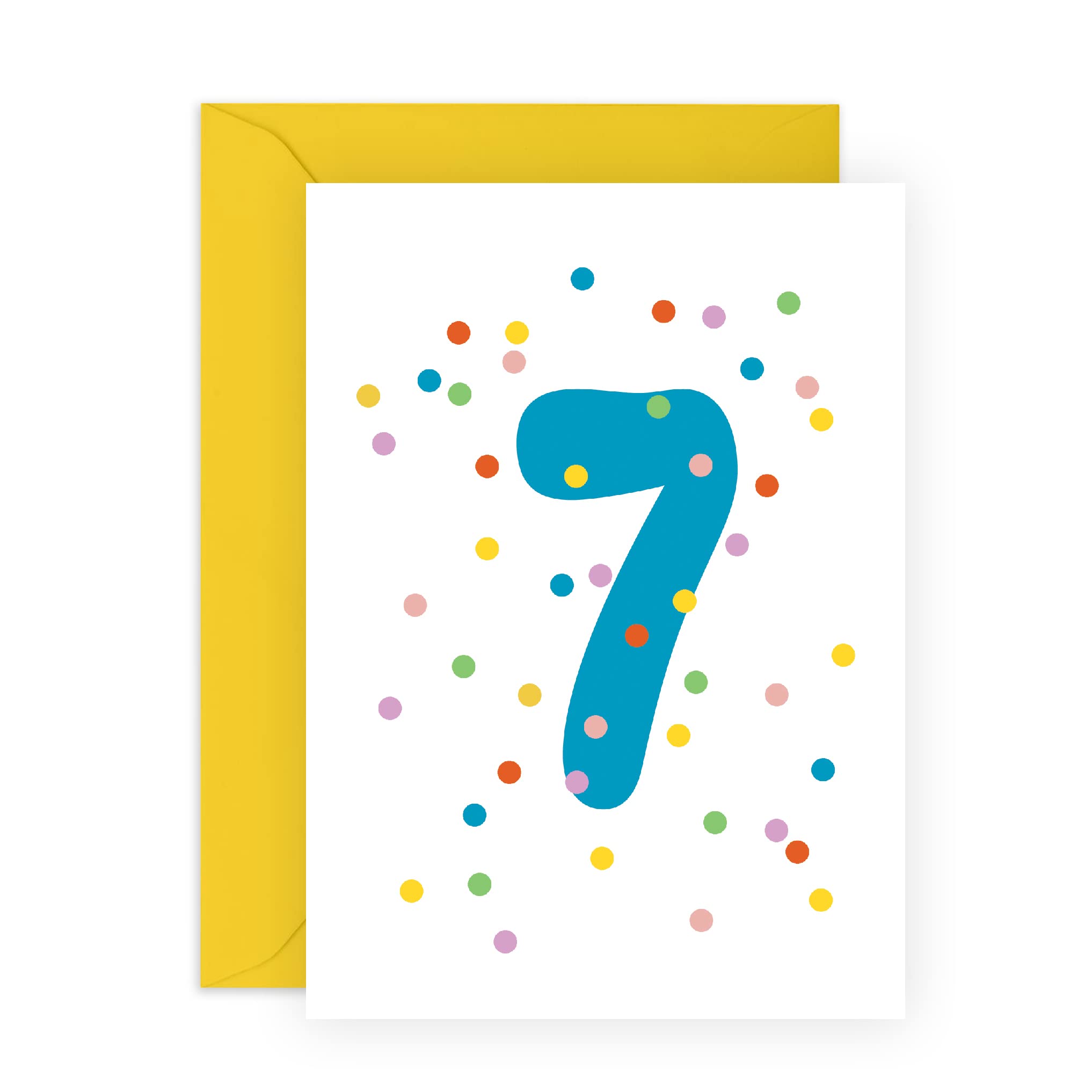 CENTRAL - Tarjeta De Cumpleaños De 23 Años, 7 Años, Sobrino De Siete Años,  7 Años, Siete, image size:2034x2034