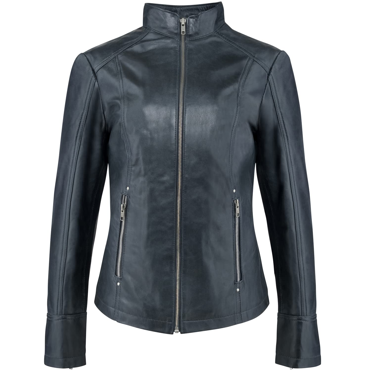 URBAN 5884 Modna kurtka skórzana - Rt01 Kobiety Rt01