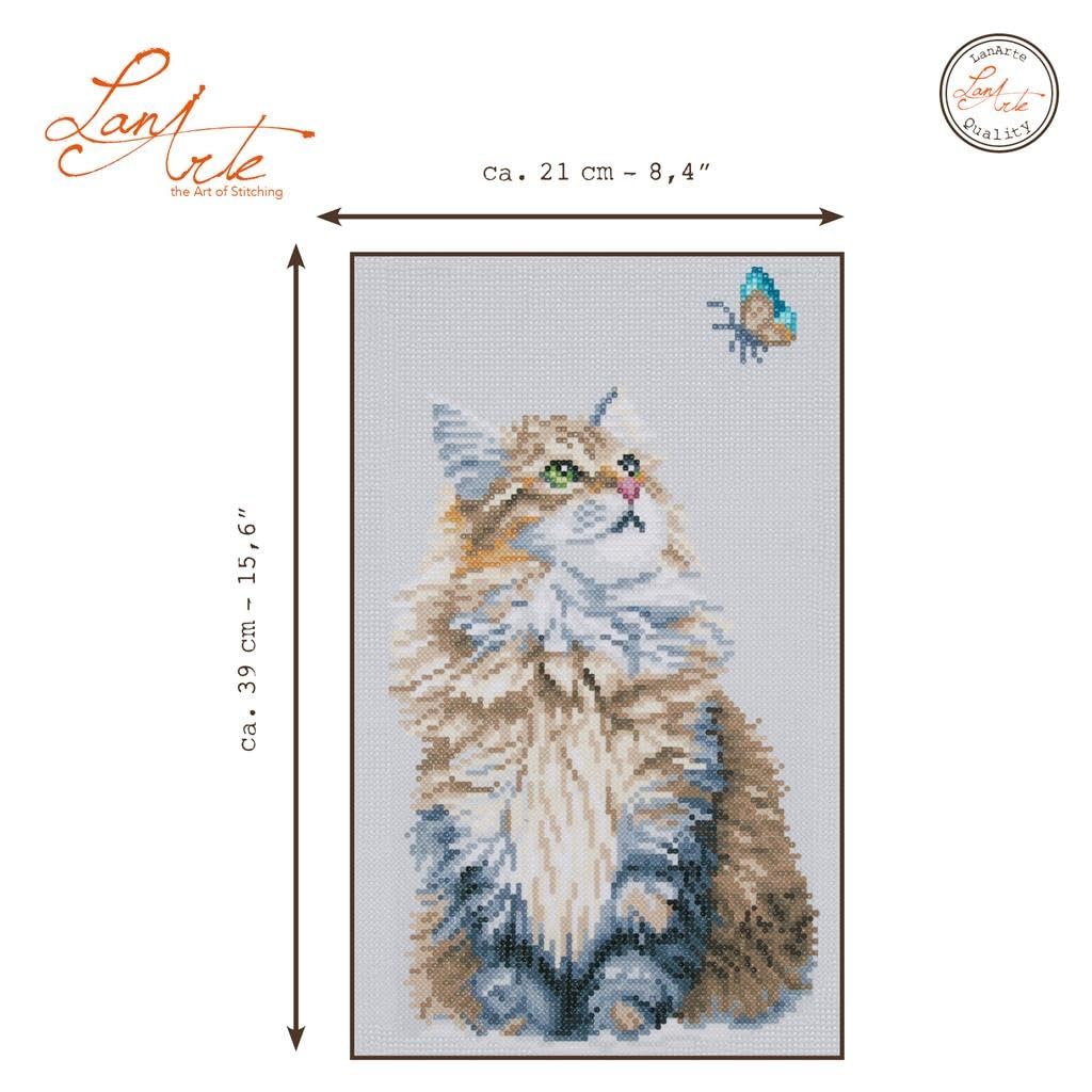 LanArte Diamond Art KIT Forest CAT : Amazon.co.uk: Home & Kitchen
