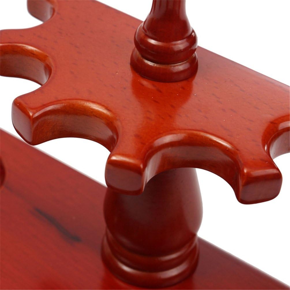 Tobacco Pipe Rack Wooden Tobacco Pipe Stands for 5 Smoking Pipes Stand Rack Holder