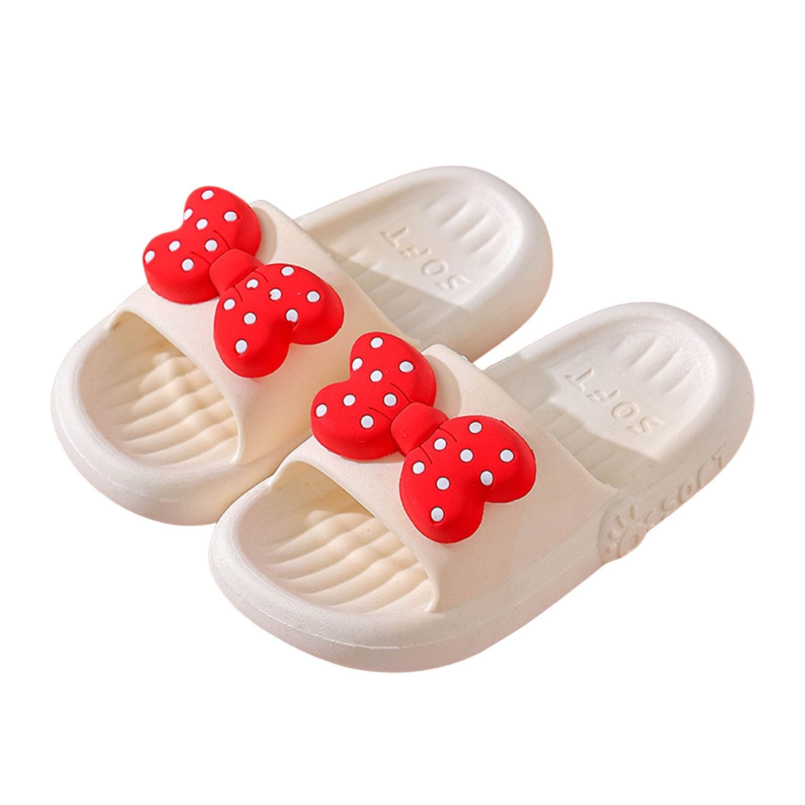 Generisch Unisex-Kinder badelatschen Badeschlappen Sommer Flache Hausschuhe Badesandalen rutschfest Schlappen Badeschuhe