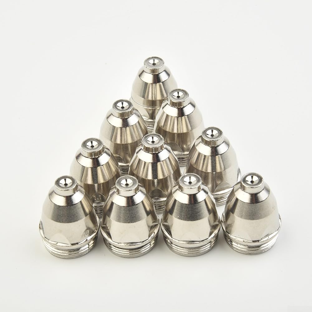 Plasmabrenner Schneidverbrauchsmaterial, P80 Plasmaschneidbrenner, 60 A/80 A/100 A, CNC-Plasma-Elektrode + Düse für CUT-70, CUT-80, CUT-100, CUT-120 (1,5 mm), 20 Stück
