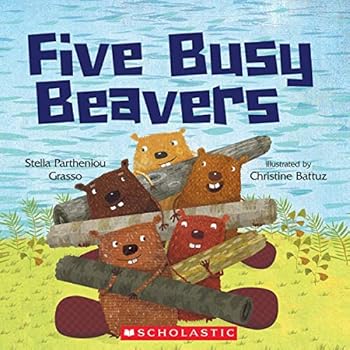 Paperback Five Busy Beavers Book