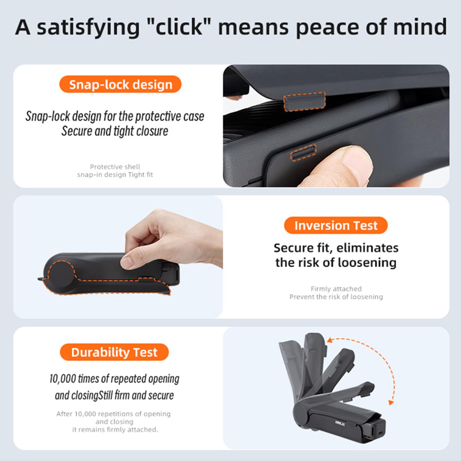 Pokrowiec ochronny z klapką do DJI Osmo Pocket 4, twarda obudowa podróżna z filtrem magnetycznym i konstrukcją One-Pull Flip Design, ochraniacz na gimbal do akcesoriów DJI Pocket 4 (czarny)