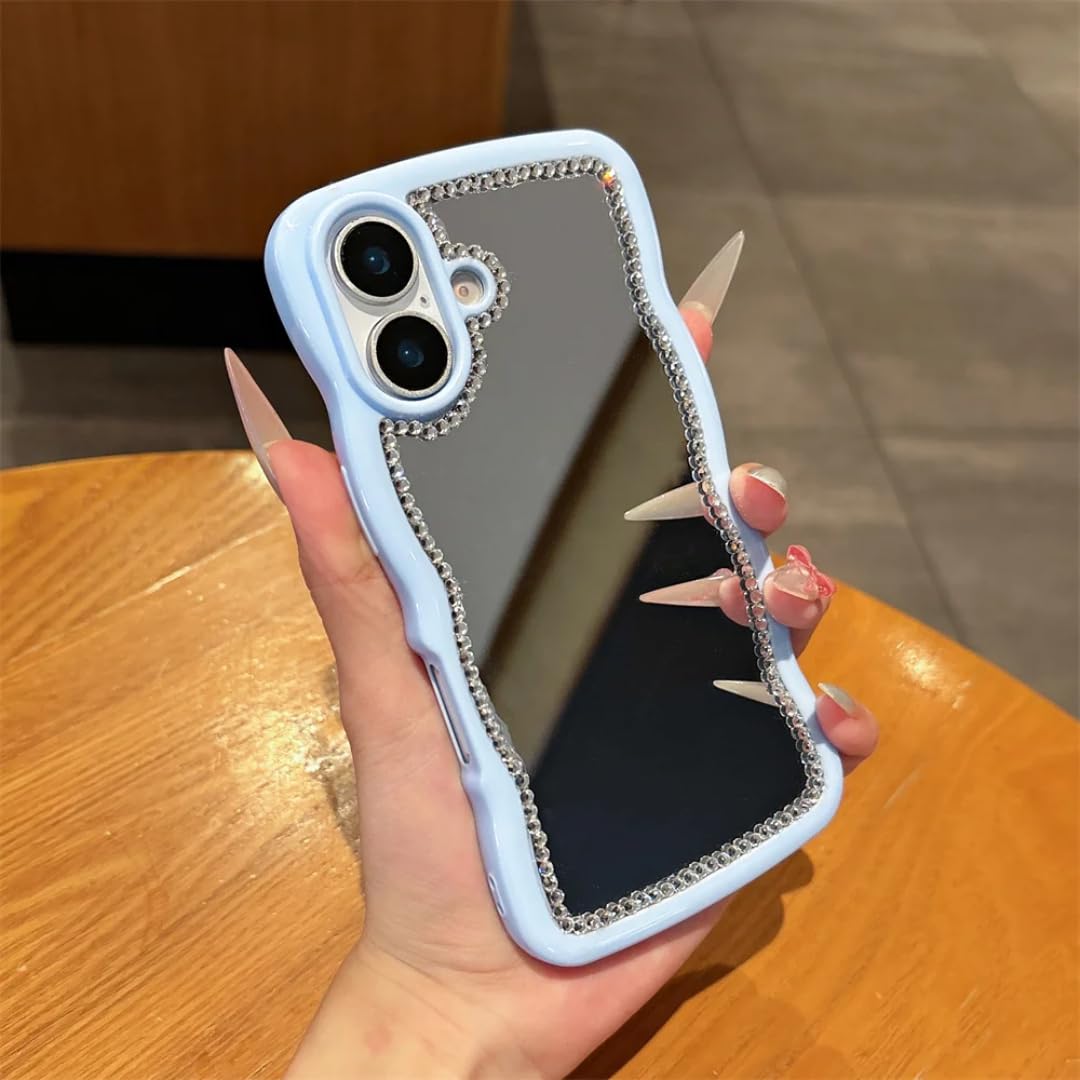 Étui bleu miroir iPhone 12 Pro Max aux finitions raffinées - 7
