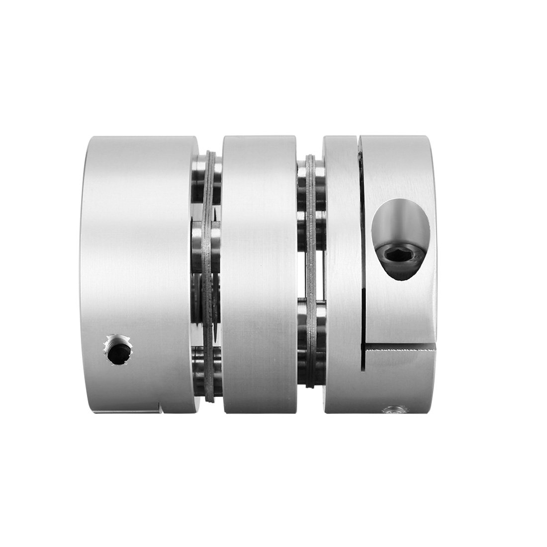 sourcingmap 14mmx14mm Clamp Tight Motor Shaft 2 Diaphragm Coupling Coupler, 14-14mm - Image 4