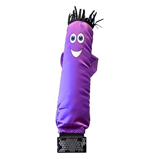 LookOurWay Air Dancers Mini Inflatable Tube Man Set - 29" Wacky Waving Inflatable Tube Guy with Blower for Desktop Advertising - Purple