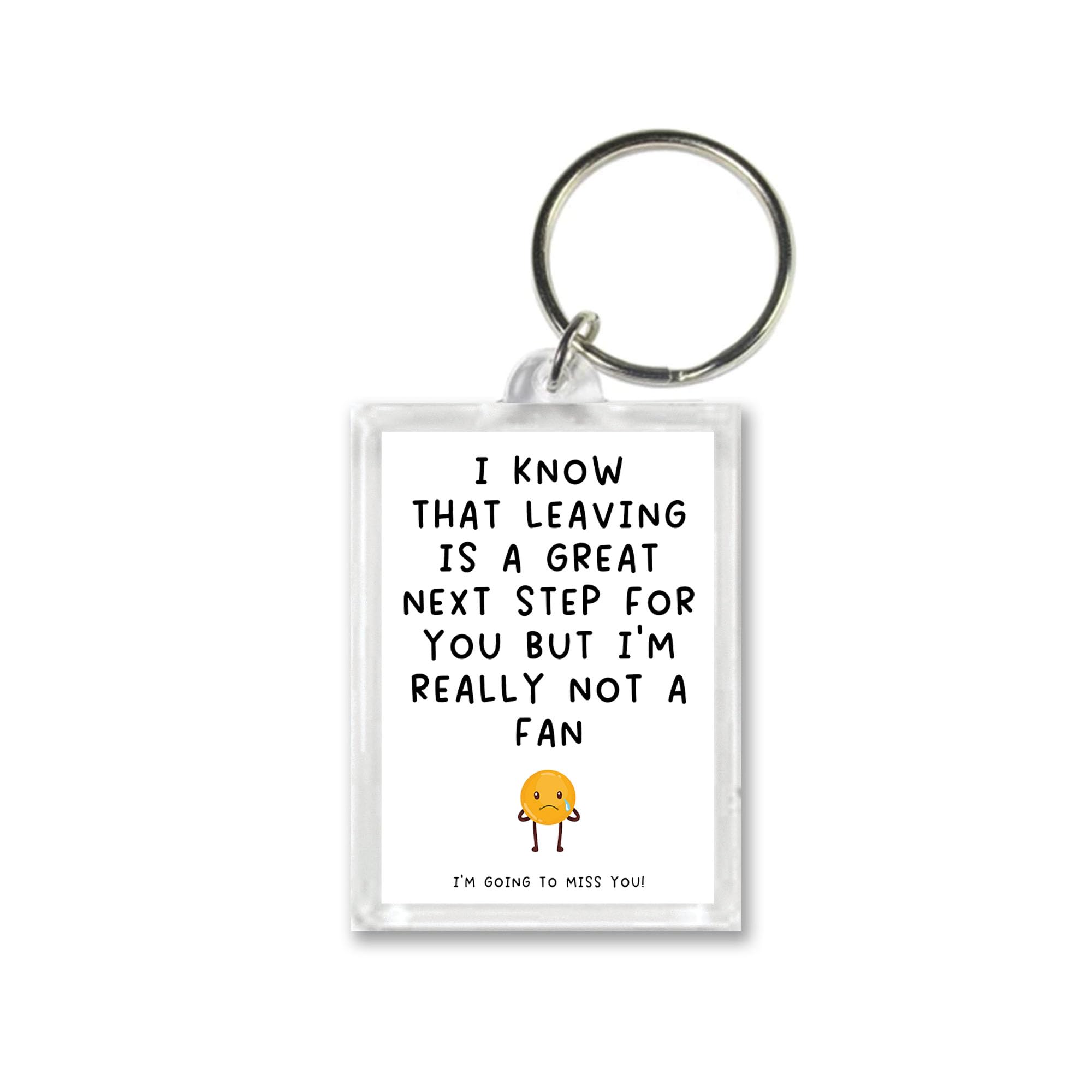 Rib ticklerz - Funny Keyring - Leaving Work Gift For Colleague Coworker - Office Banter - New Job Present - I'm Going To Miss You - Farewell Bye - Keychain - KR144