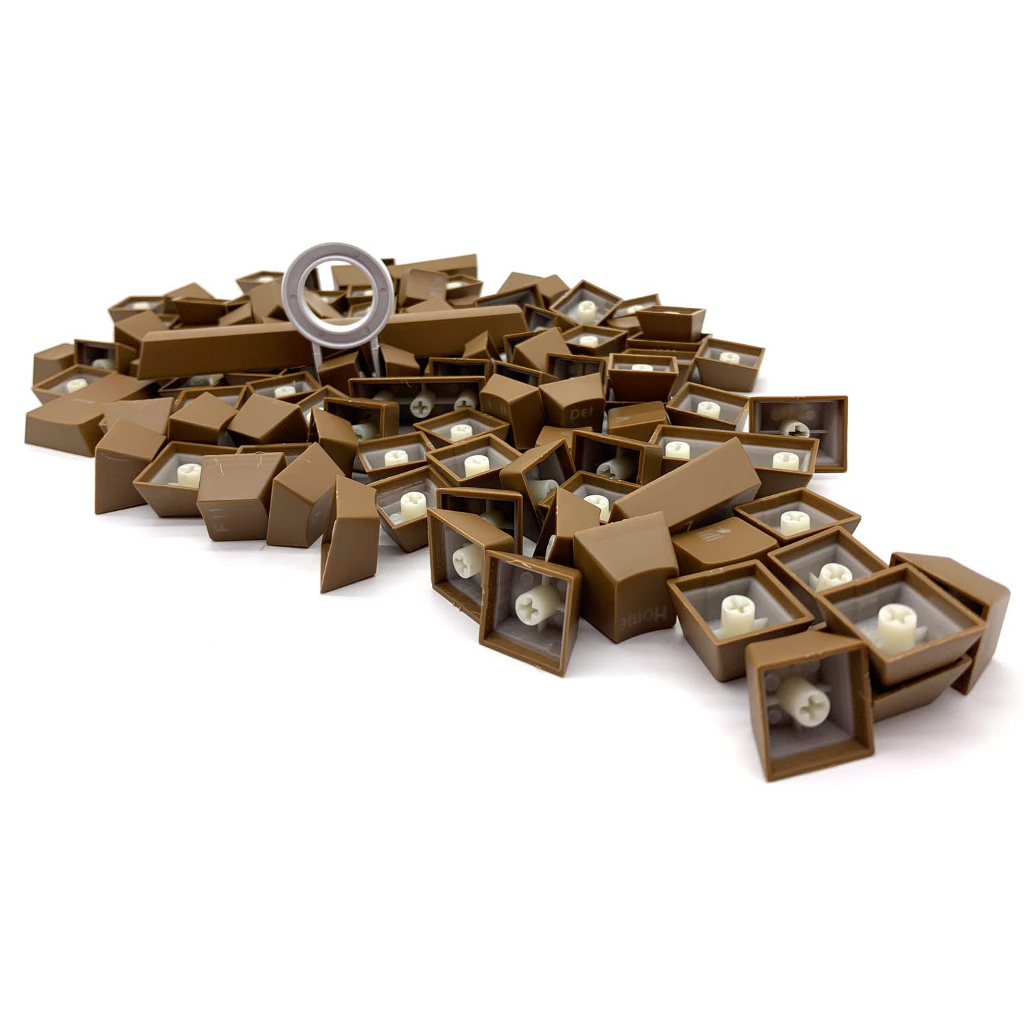 LZH-LP 104 Keycaps for Mechanical Keyboard Compatible with MX Switches Doubleshot Support Led Lighting Keycaps OEM Profile for DIY Gaming Mechanical Keyboard 104 Ansi