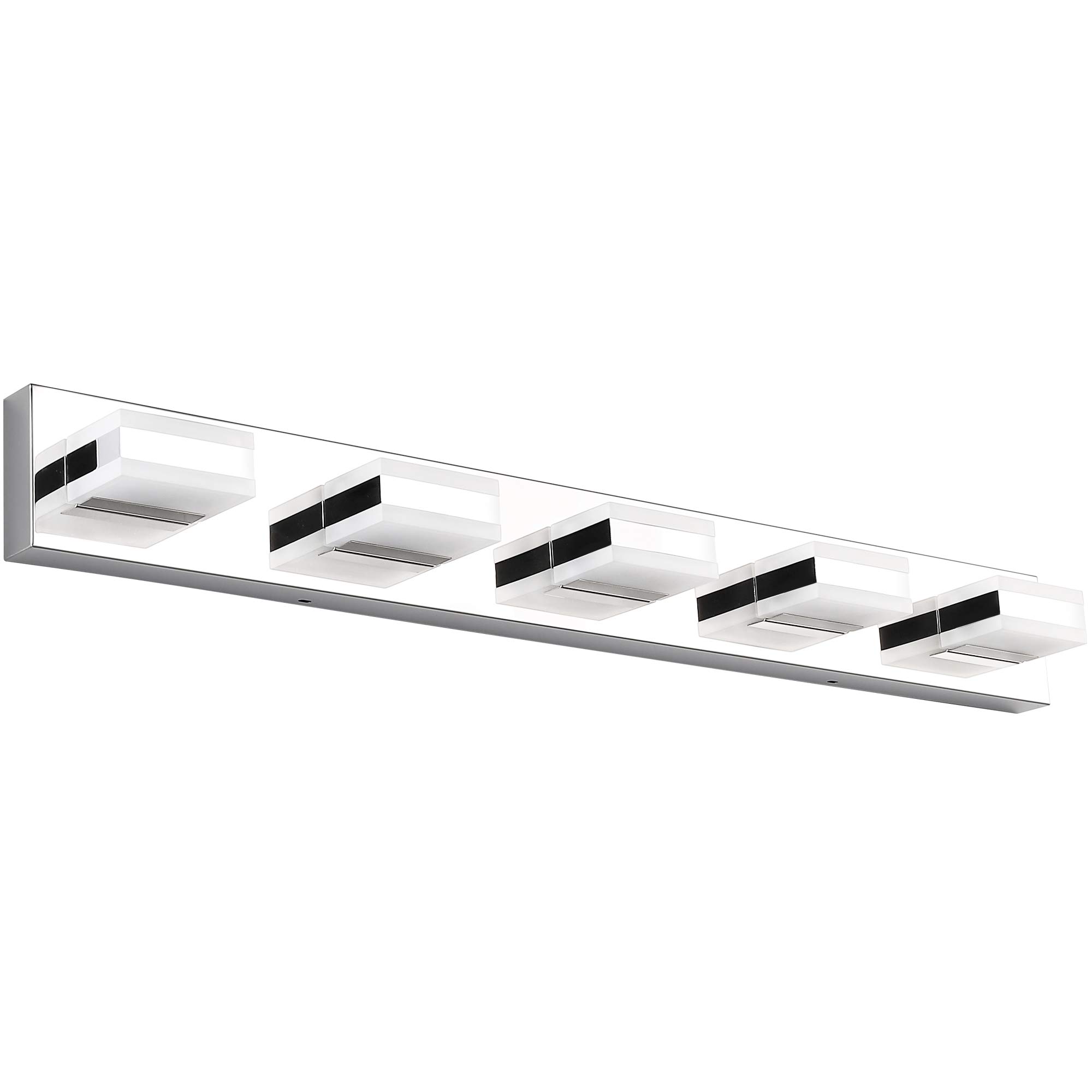 Photo 1 of (see all images)SOLFART LED Dimmable Modern Closs Chrome Bathroom Vanity Lights Chrome Light