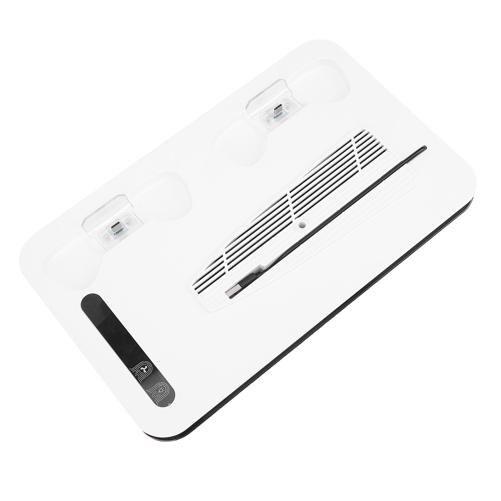 Jiawu Stazione di Raffreddamento per Console di Gioco con Ventola Regolabile e Luce RGB per L'installazione di Gioco, Design ABS Multifunzionale