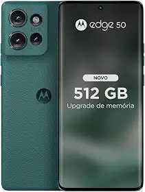 Smartphone Motorola Edge 50 5G - 512GB 24GB (12GB RAM+12GB Ram Boost) 50MP Sony Camera Moto AI Ultrarresistencia militar - Green