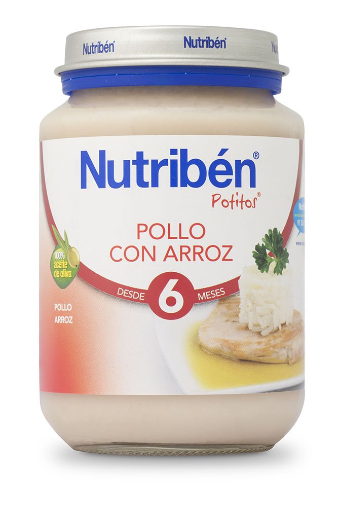 Nutribén Potitos Pollo con Arroz - 200 gr