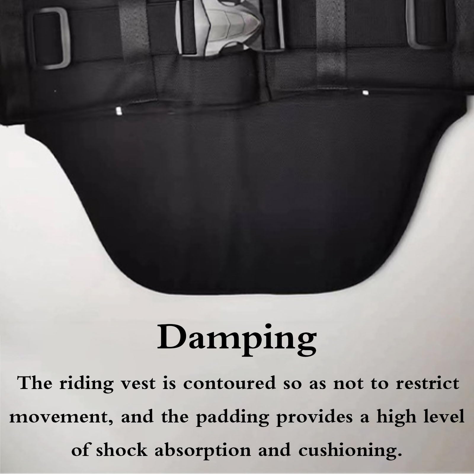 Cómodo Chaleco Protector Seguridad Montar Caballo,Chaleco de protección para equitación,Chaleco Protector Ecuestre,Ajustable,Respirable,para Deportes ecuestres para Adultos.