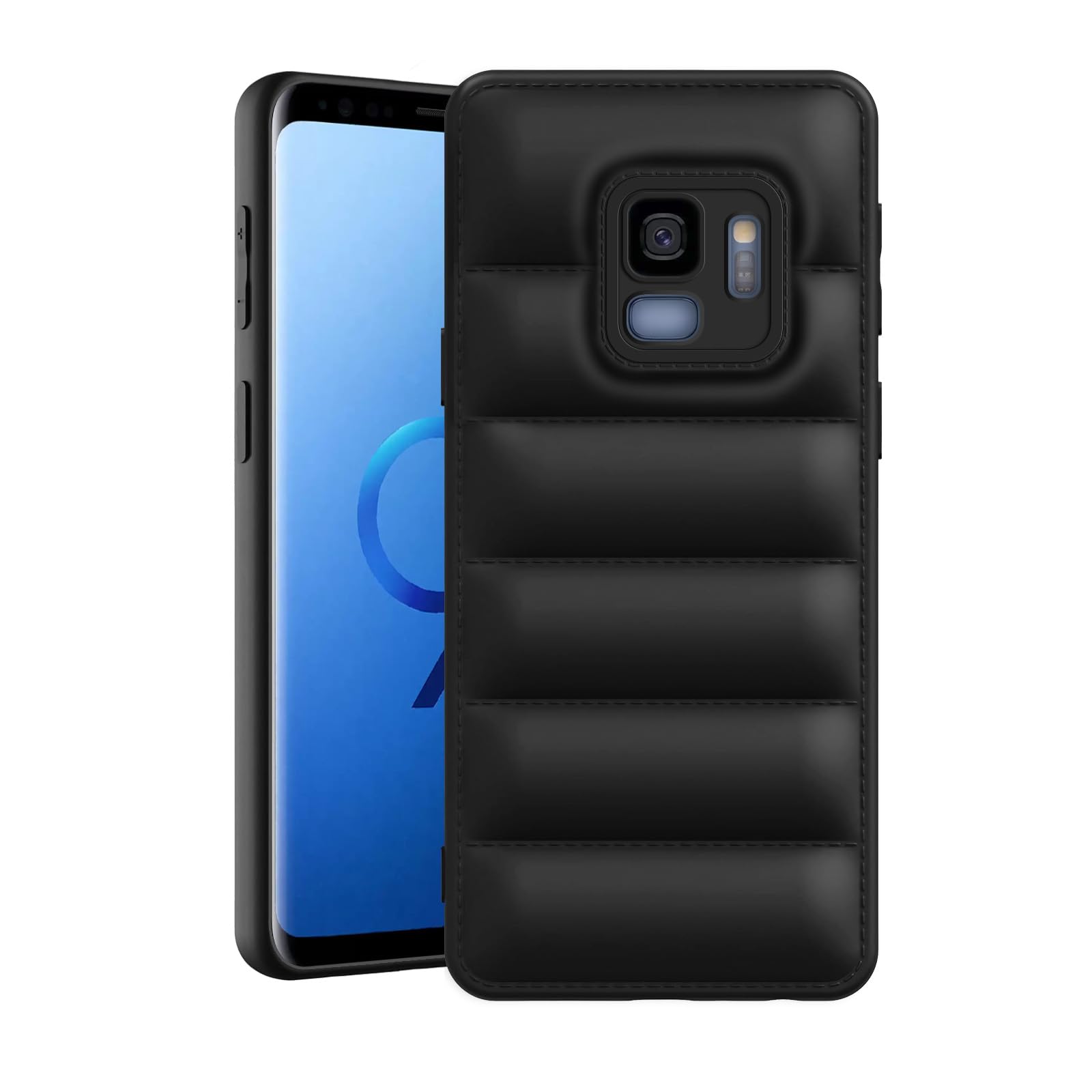 Amazon Brand - Solimo Basic Case for Samsung Galaxy S9 (Rubber_Black) (B0CV56M4YG) Amazon Price History, Amazon Price Tracker