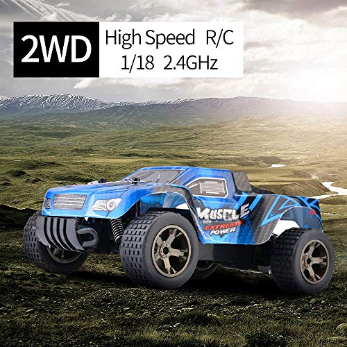 image for RC Car, KINGBOT 20Mph/H 1: 18 Scale 2.4Ghz High Speed Radio Control Di