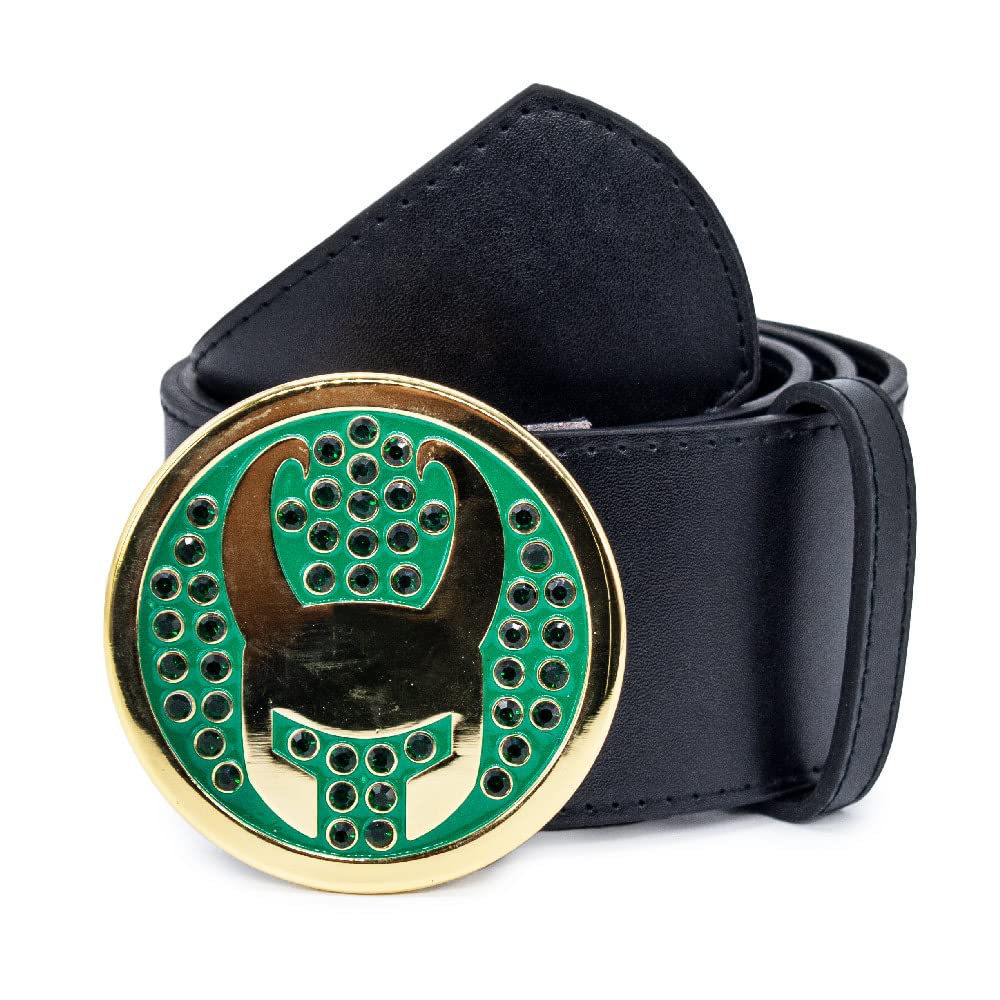 Disney Marvel Loki ロキ ベルト Buckle-Down Men's Marvel Comics, Loki Avengers Icon with