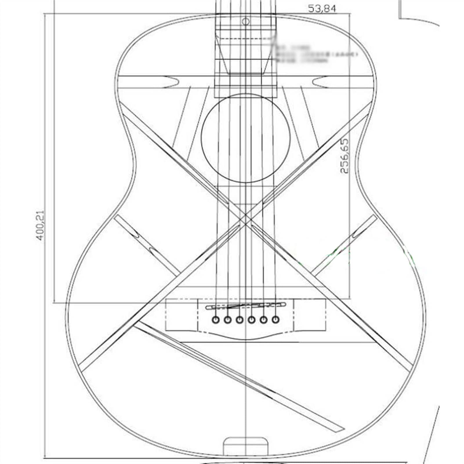 32-calowa Mała Talia Mini Podróżna Drewniana Gitara Szablon Model Wygląd Gitara Narzędzie Do Formowania Profesjonalny Narzędzia do Gitary