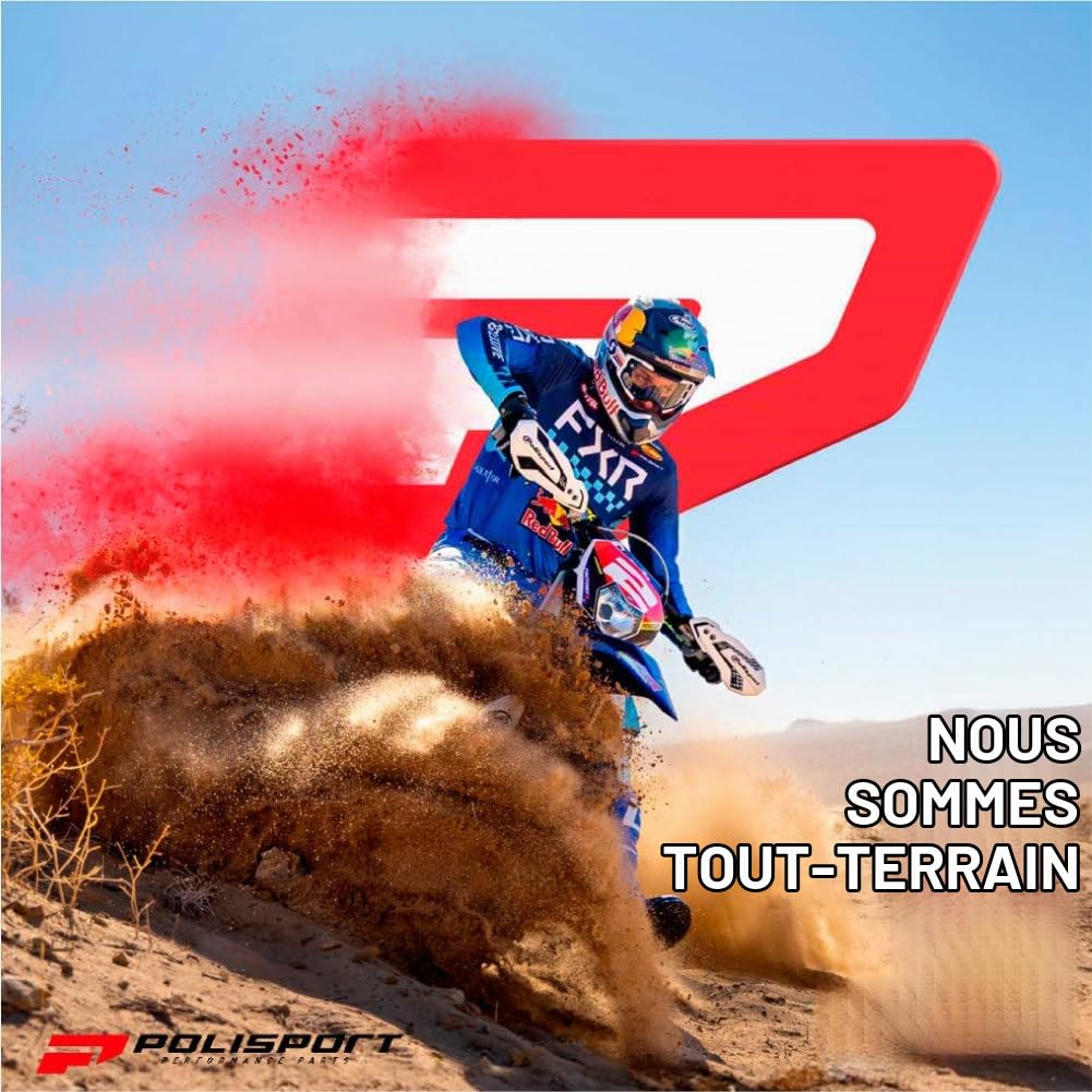 POLISPORT 8456600001 - Protecteur de bras oscillant en polyamide solide et durable facile à installer compatible avec les motos KTM en couleur noir