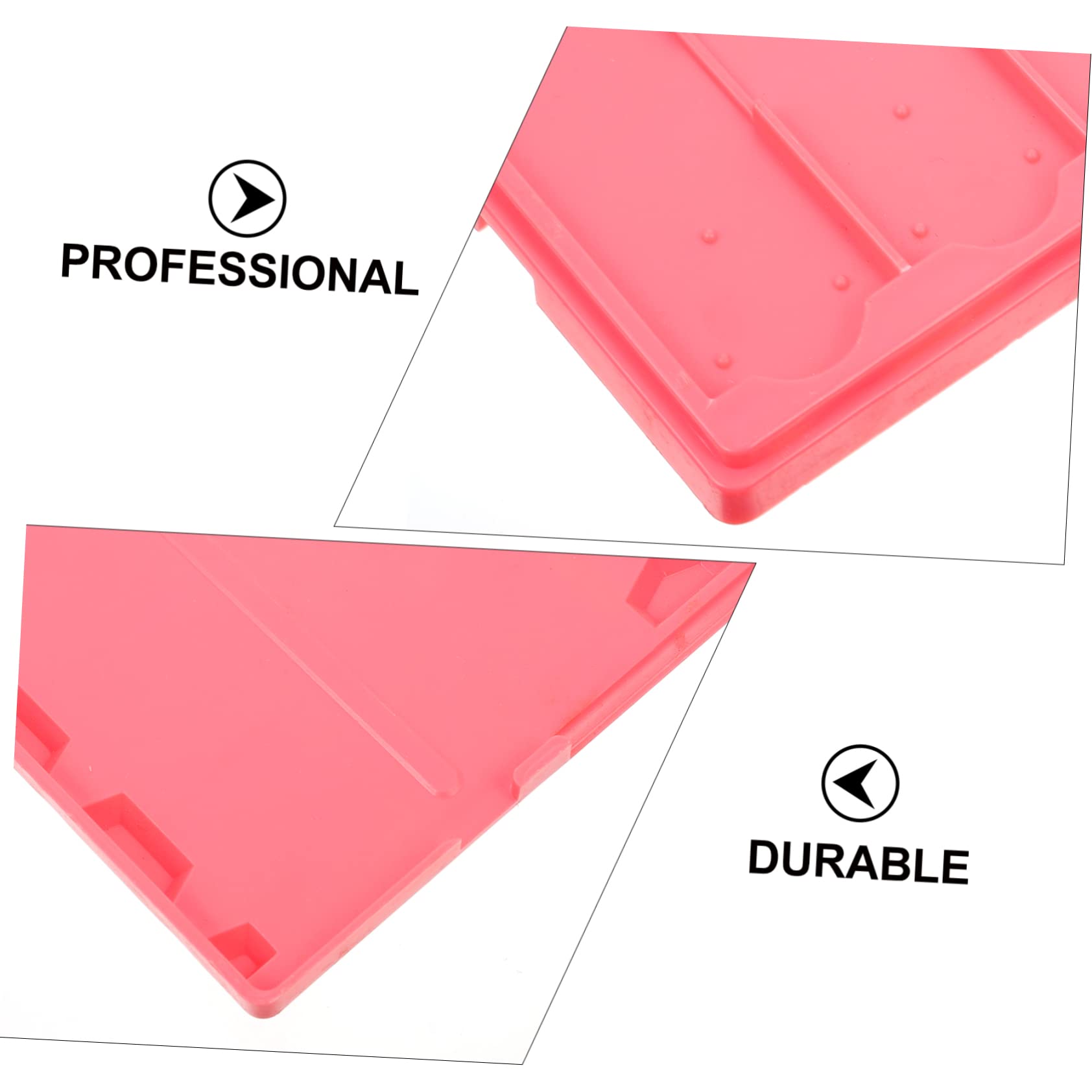 Vassoio Portavetrini Microscopio - 4 Pezzi Da 20 Posti, Plastica Per Laboratorio