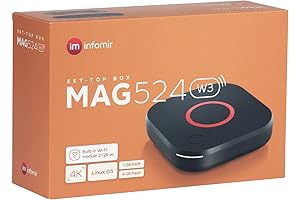 MAG524W3 4K UHD HEVC IPTV Linux Set-Top Box Media Player
