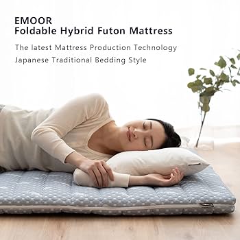 Amazon.com - EMOOR Foldable Hybrid Futon Mattress, High