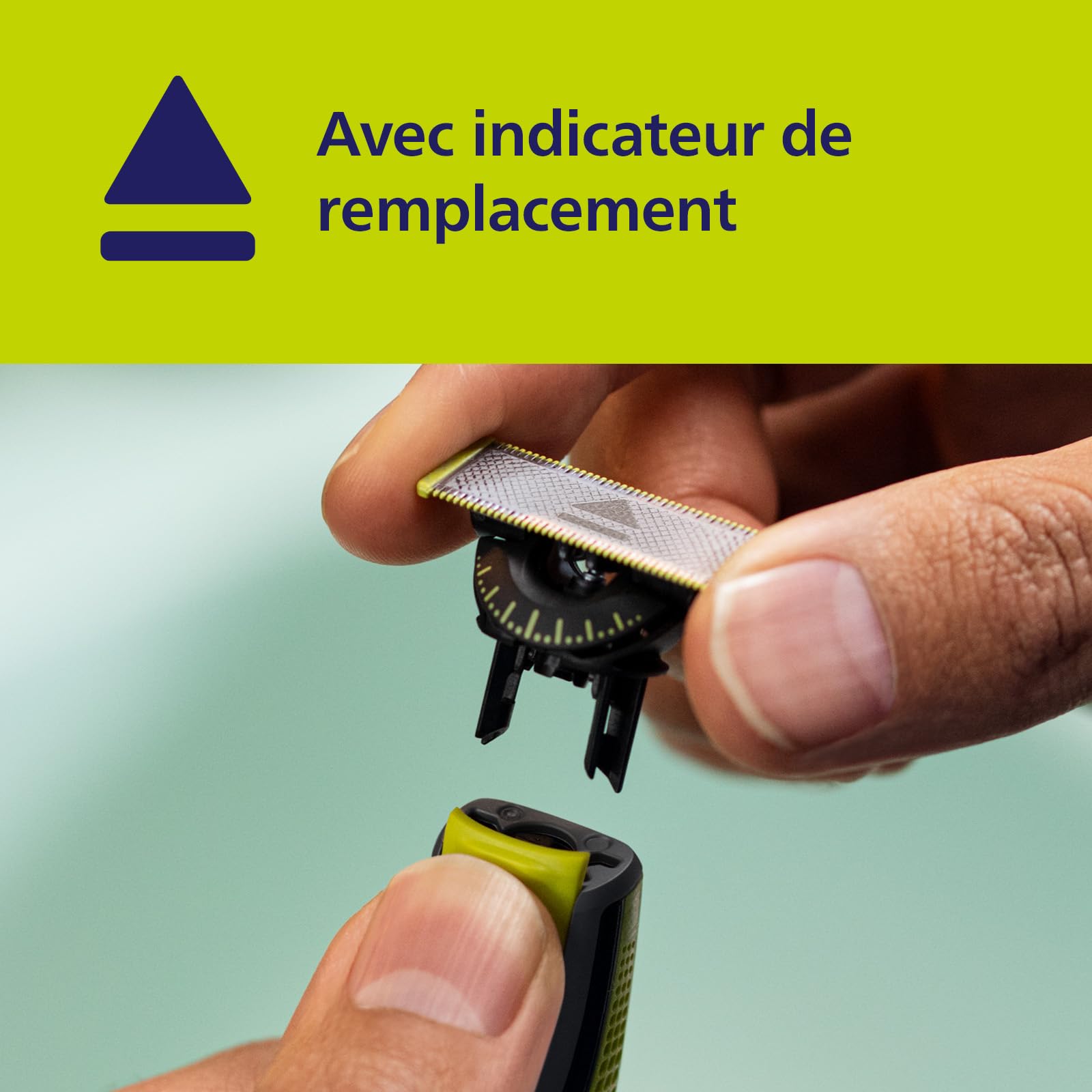 Philips OneBlade Original 360 lames, pour tous les modèles OneBlade et OneBlade Pro, 2 pièces (modèle QP420/60)