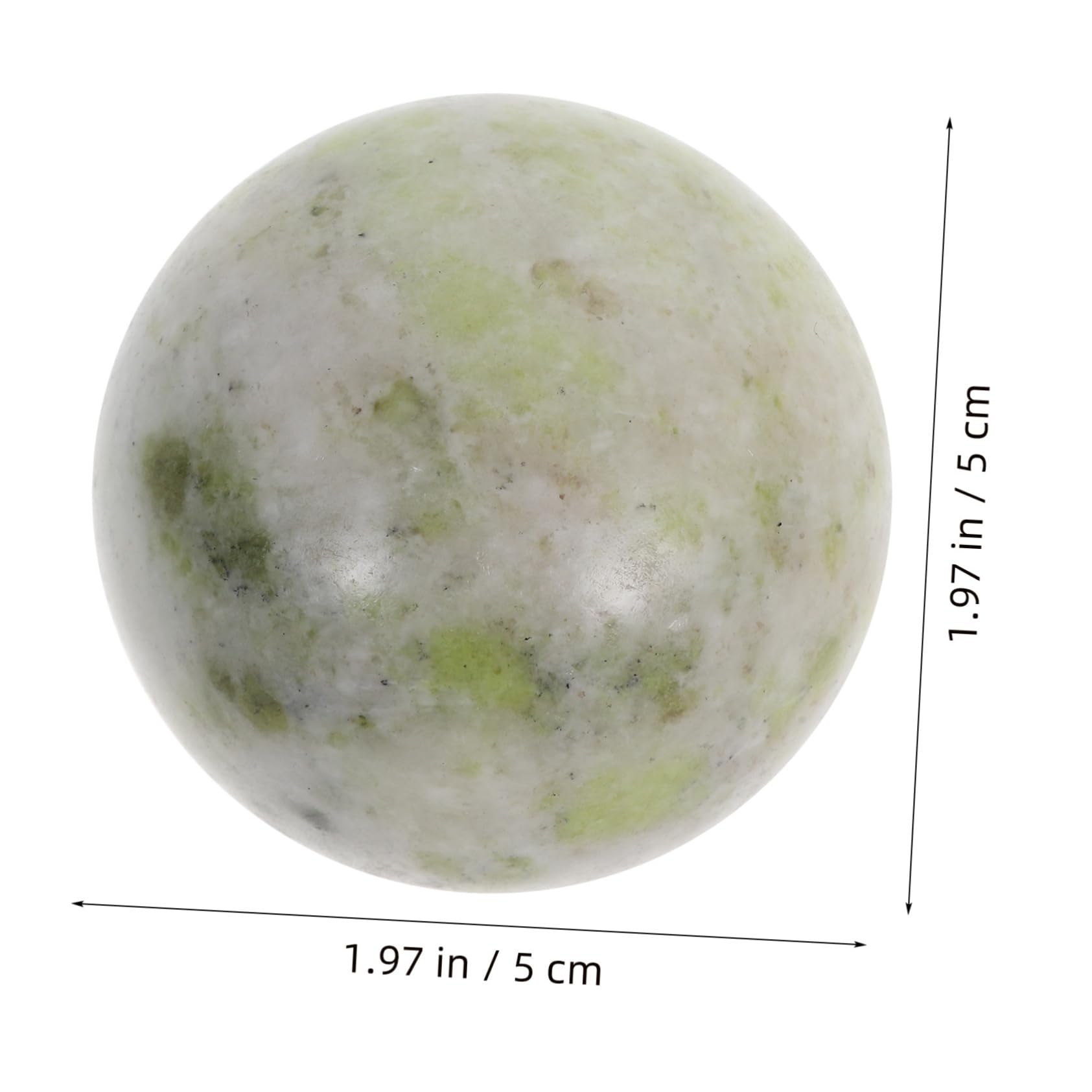 IWOWHERO Ergonomic Hand Exercise Marble Balls 2pcs Chinese Massage Balls for Health Exercise Storage Box