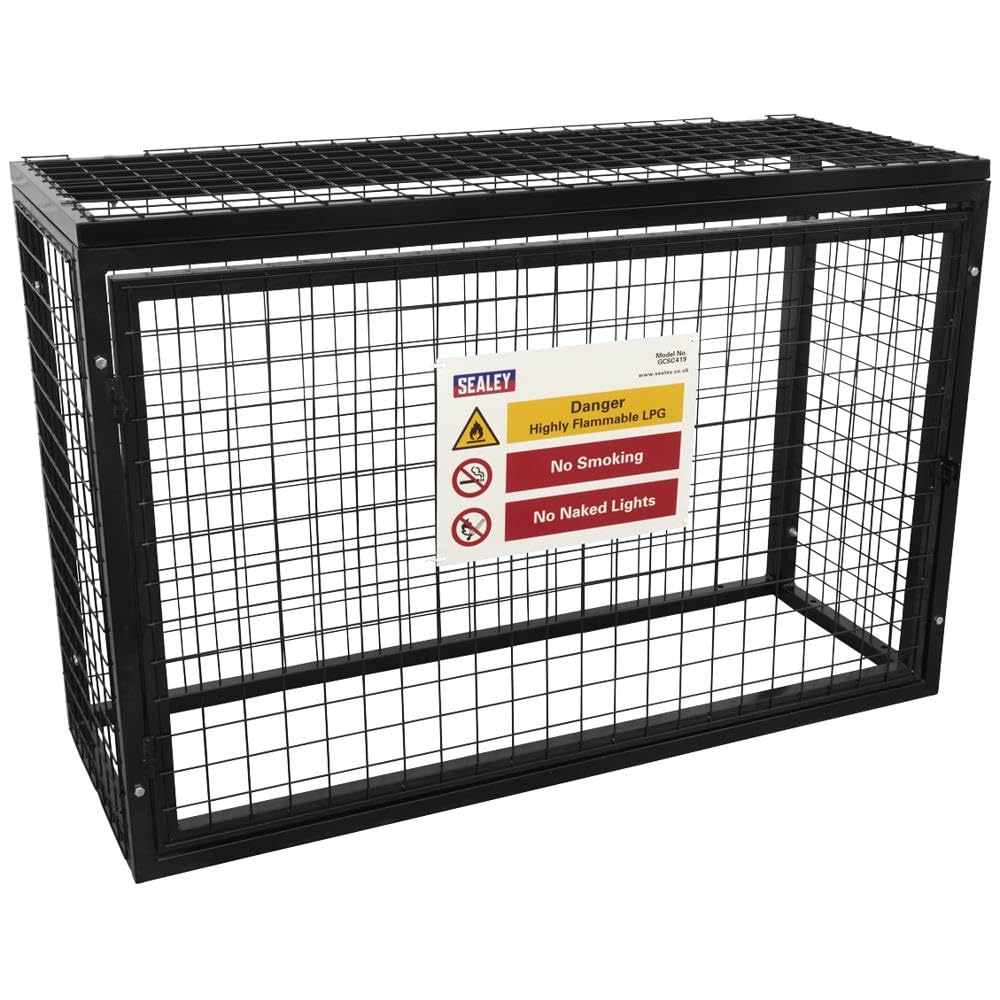 Sealey GCSC419 Gas Cylinder Safety Cage - 4 x 19kg
