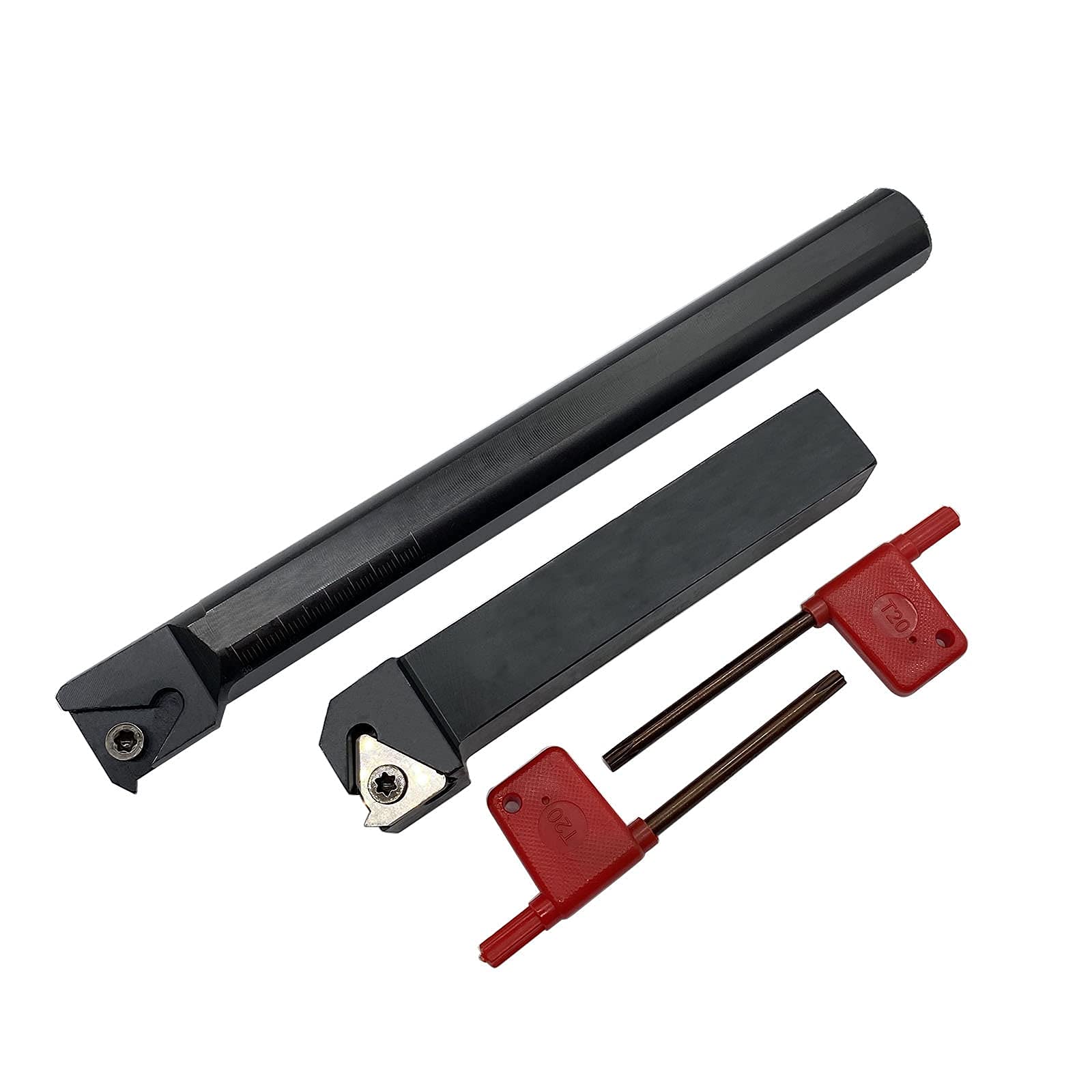 3/4” SER2020R22 SNR0020R22 Lathe Threading Holder for 22ER 22IR Threading Inserts External Threading Internal Threading Tool (SER2020K22+SNR0020R22)
