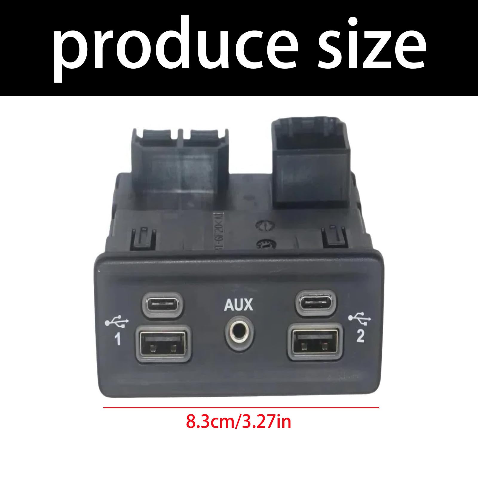 COOLHOOD Car Sound Hub USB Input Socket General in Car Media Centers Interfaces Module for Multiple Automotives USB Additional Port Socket for Multiple Vehicles