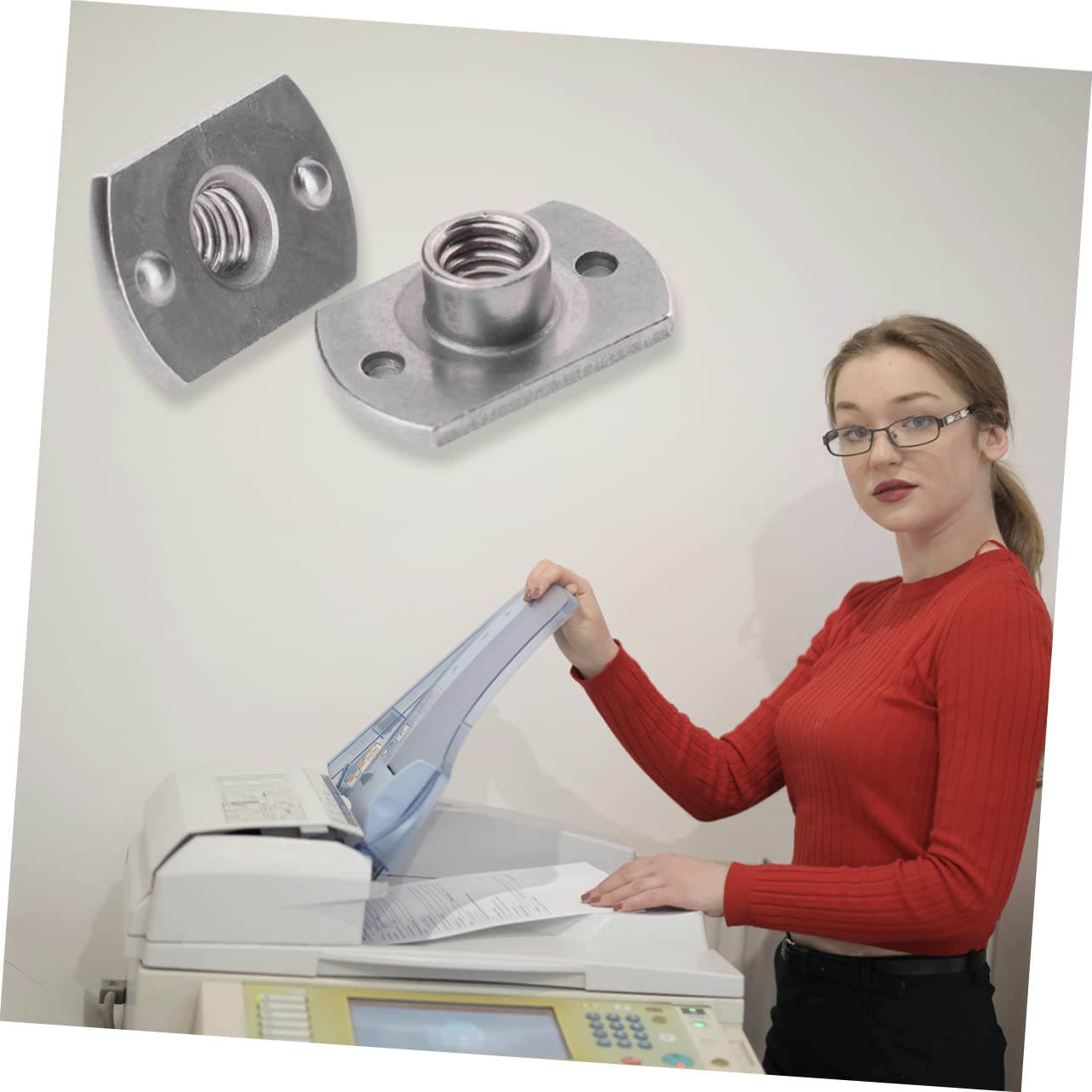 HOMOCONO 15pcs T-Shaped Carbon Steel Welded Nuts for Nut Screws Tee Inserts Indoor/Outdoor Use Size Grey Pack