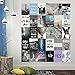 Produktbild Walplus Entfernbarer selbstklebend Wand Sticker "Reise Collage Wandsticker" Wandbild Kunst Zuhause Wohnzimmer Küche Dekor Restaurant Café Hotel Dekoration