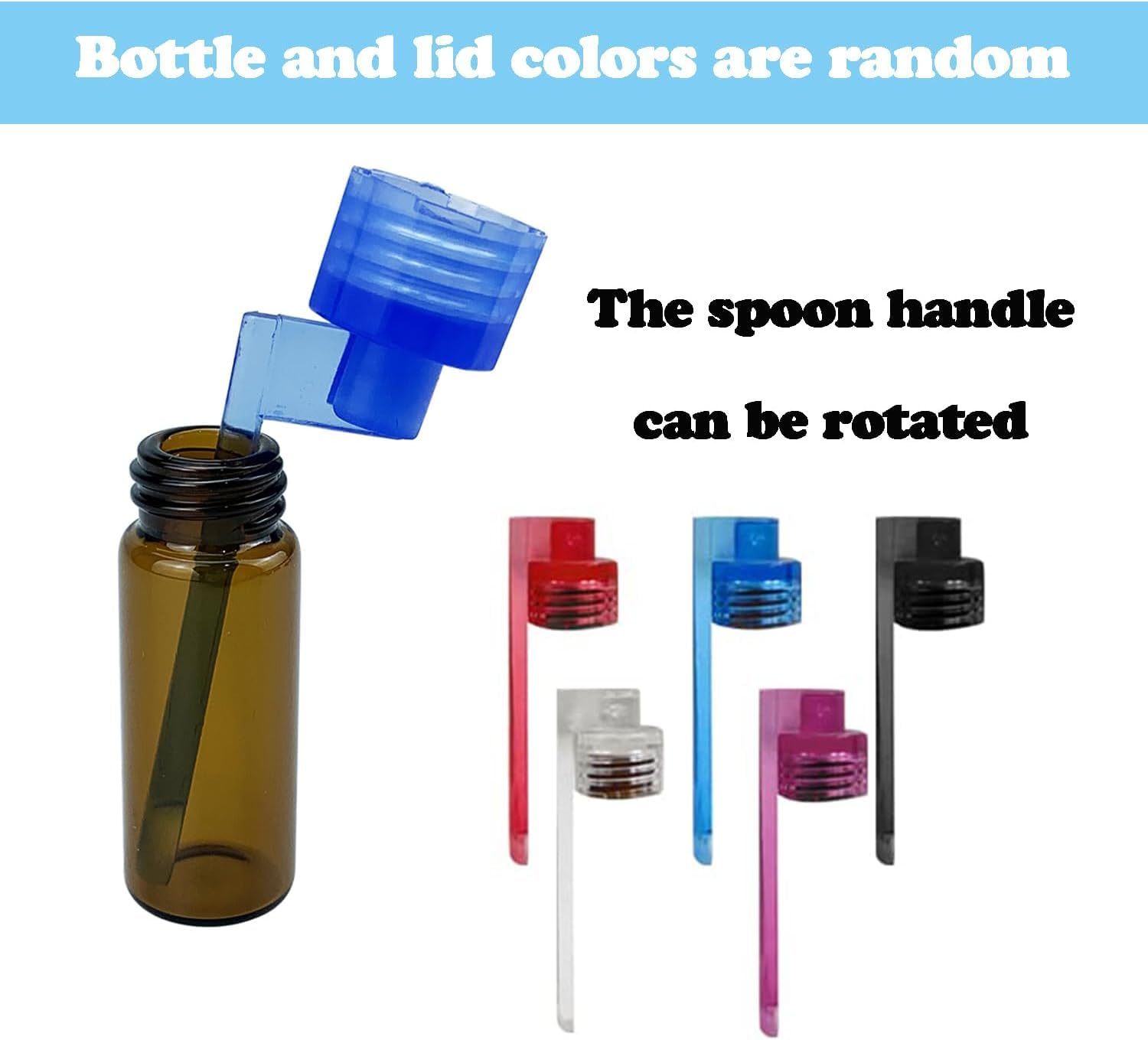 10 Pièces Mini Bouteilles D'Épices en Poudre avec 1 Mini Entonnoir, Outil pour Poudre D'Épices, Adapté pour L'extérieur, Le Camping et les Voyages. (3.6 ml)