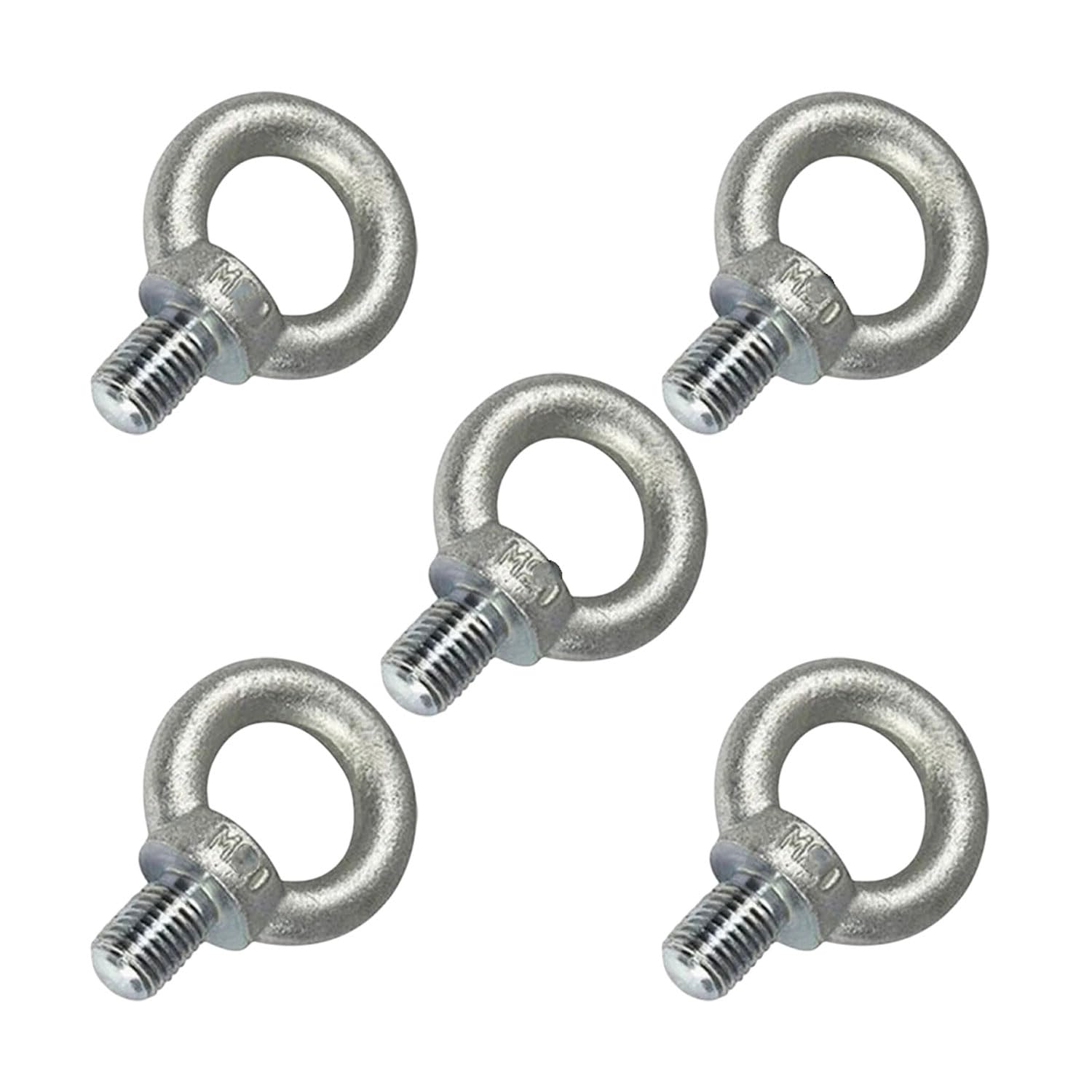 Aybolt 10 mm Halka Civata 5 ADET Eye Bolt Metal Civatası Çelik Montaj ve Sabitleme Hırdavat Bağlantı