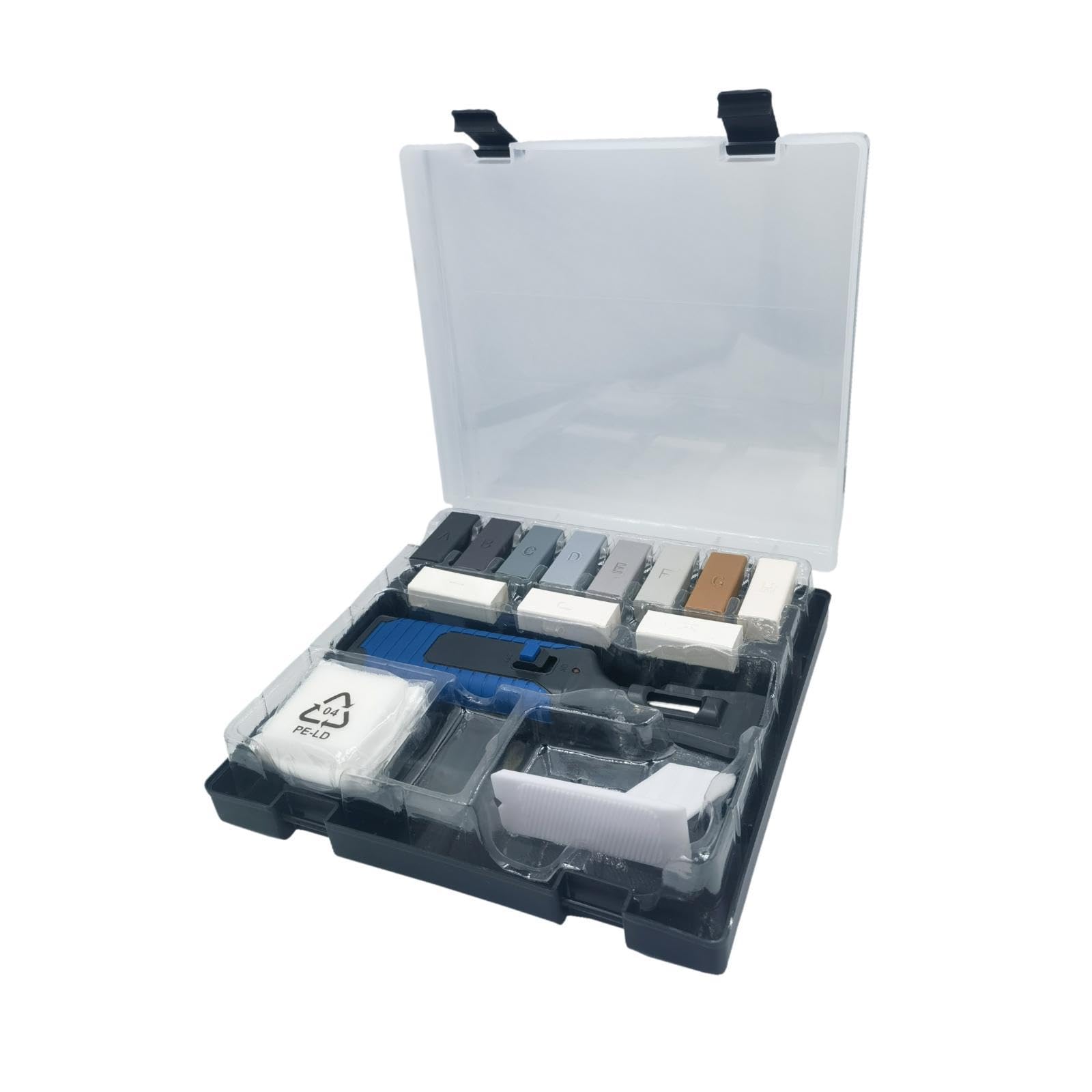KESOTO Kit de réparation de sol en vinyle PVC, outil de réparation de crevasses, outils de réparation de fissures pour sols Lvt/spc/wpc