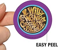 Vista 4 de Willy Wonka and The Chocolate Factory Logo Planner Calendario Scrapbooking Craft Pegatinas