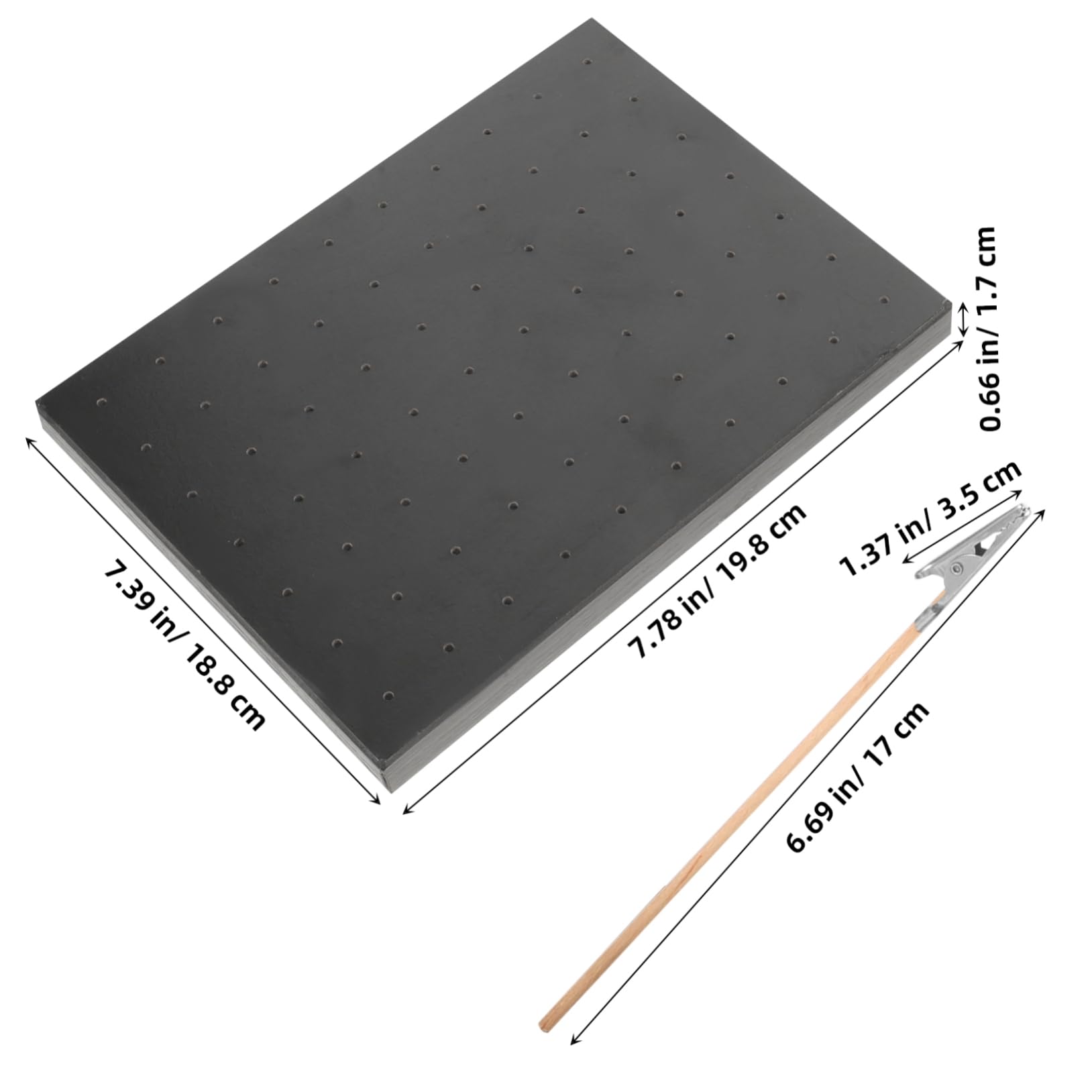 Operitacx 1Set Model Making Base Stand with Color Clips Durable Model Painting Support Tool for DIY Projects for Miniature Model Enthusiasts and Airbrushing