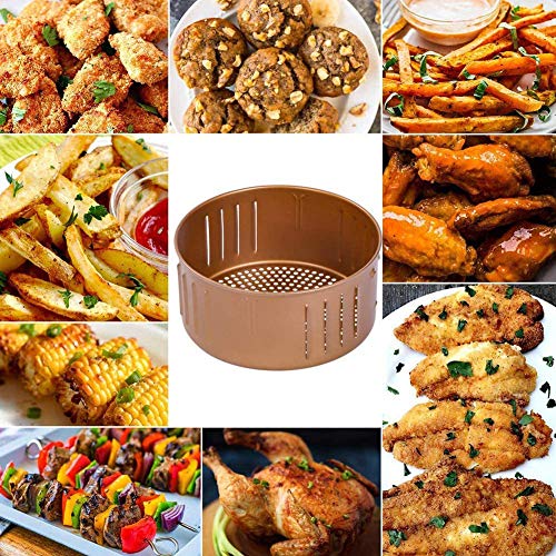 Hbaebdoo Ersatzkorb für Fritteuse mit 3,7 QT für Fritteuse, Gowise Staaten und Fritteusen, Frittierkorb, antihaftbeschichtet – Bild 7